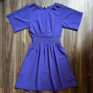 Calvin Klein Purple Dress